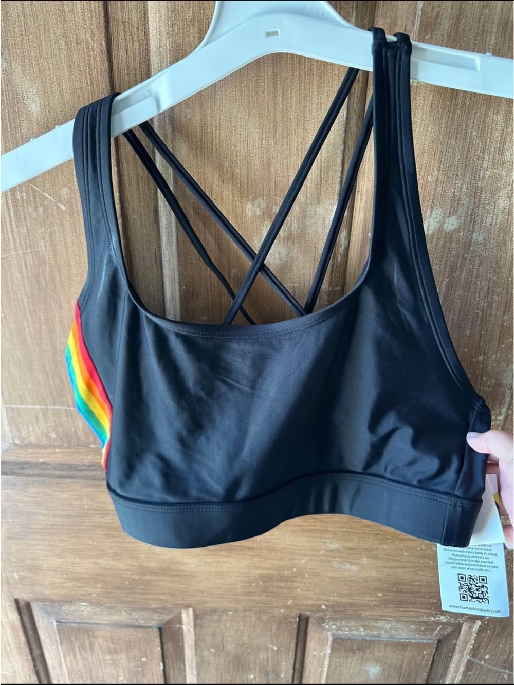 Humankind Pride Swim Top -large